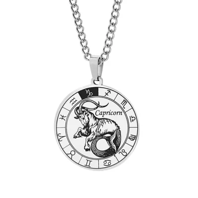 Capricorn Necklace Men
