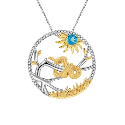 Chinese Zodiac Snake Necklace