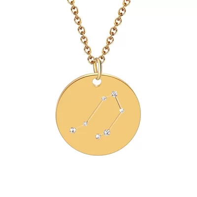 Gold Libra Constellation Necklace