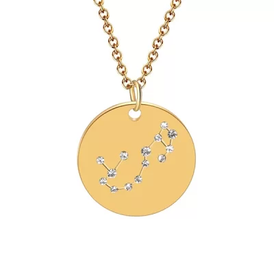 Gold Scorpio Constellation Necklace