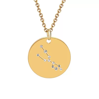 Gold Taurus Constellation Necklace