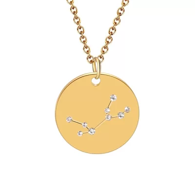 Gold Virgo Constellation Necklace