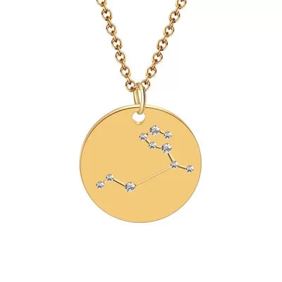 Leo Constellation Necklace Gold