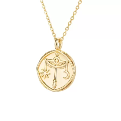 Libra Coin Necklace