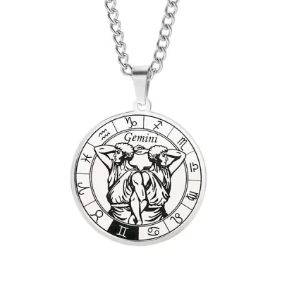 Gemini Necklace For Men