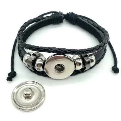 Zodiac Sign Leather Bracelet
