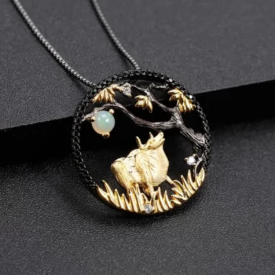Chinese Zodiac Ox Necklace