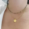 zodiac coin pendant necklace