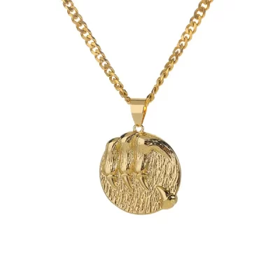 Leo Medallion Necklace
