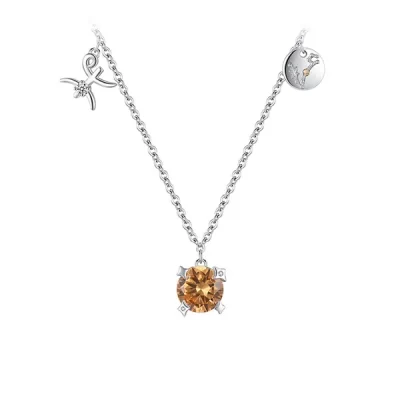 Pisces Birthstone Necklace