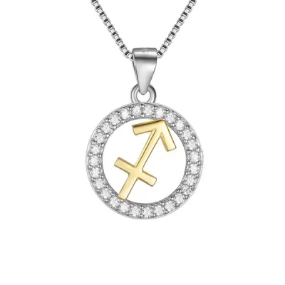 Zodiac Circle Necklace