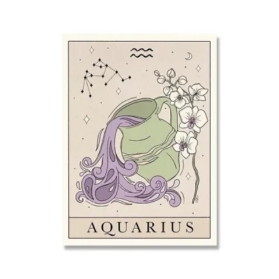 Aquarius Symbol Art
