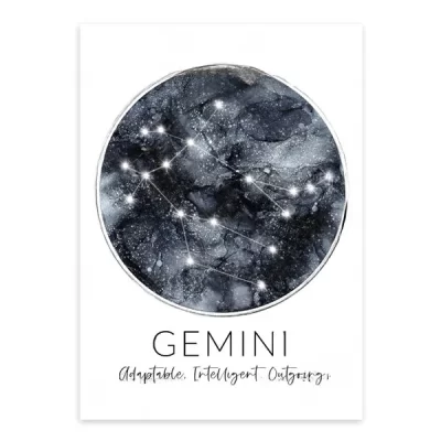 Gemini Moon Art