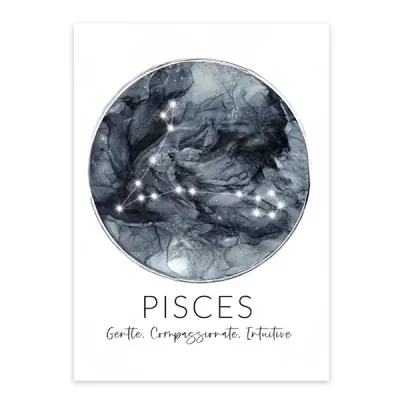 Pisces Moon Art