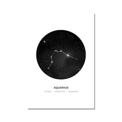 Aquarius Constellation Painting
