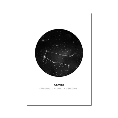 Gemini Constellation Painting