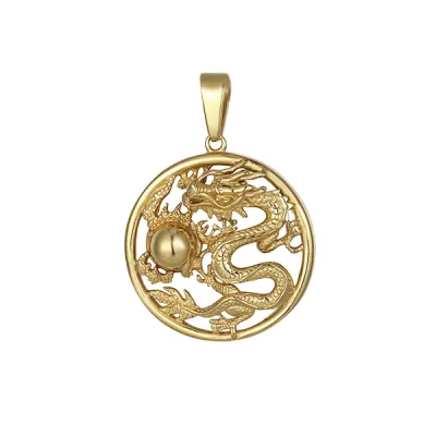 Chinese Zodiac Pendants Gold