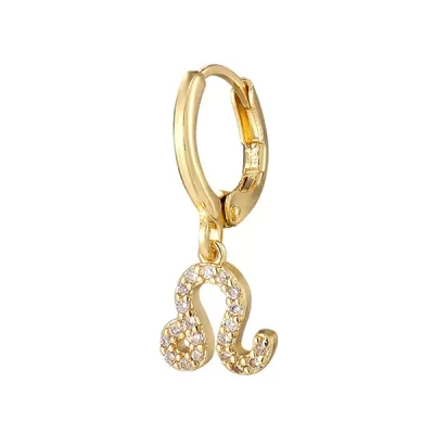 Leo Hoop Earrings
