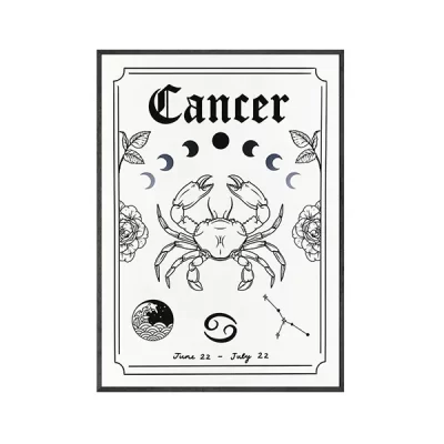 Cancer Crab Art