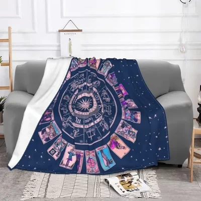 Zodiac Wheel Blanket