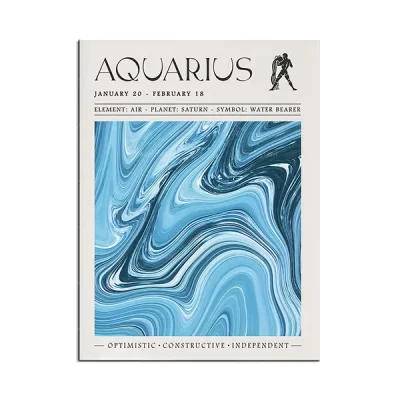 Aquarius Abstract Art