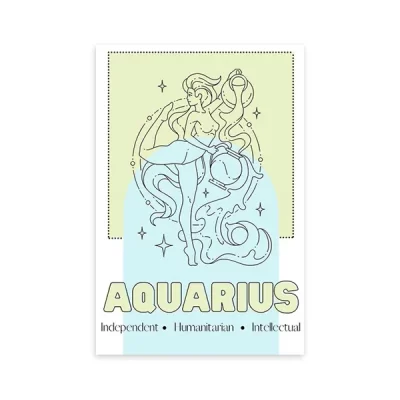 Aquarius Line Art