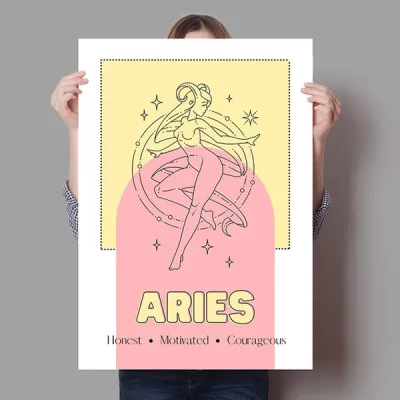 Aries Line Art
