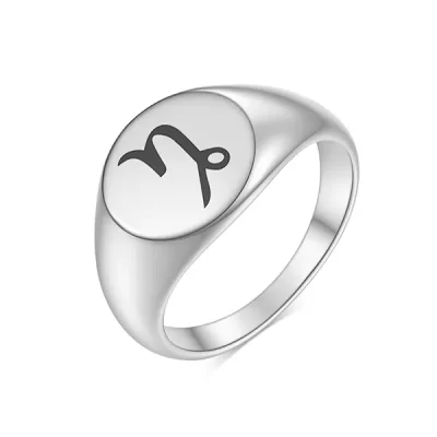 Capricorn Signet Ring