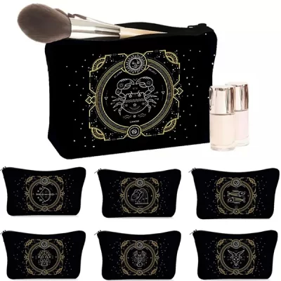 zodiac sign makeup bag