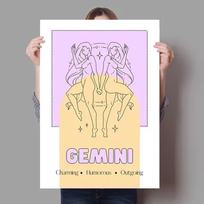 Gemini Line Art