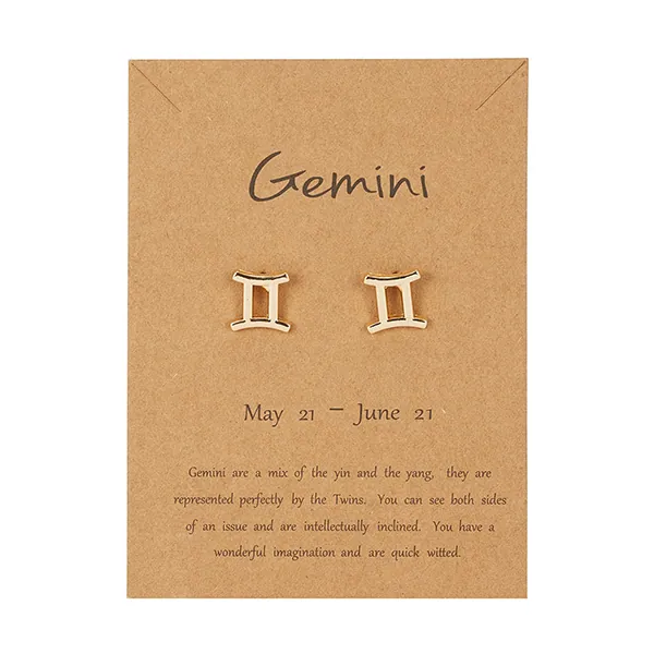 Gemini Stud Earrings