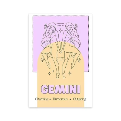 Gemini Line Art