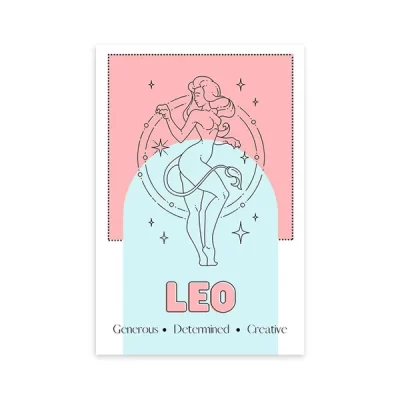 Leo Line Art
