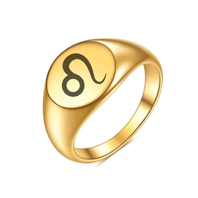 Leo Signet Ring