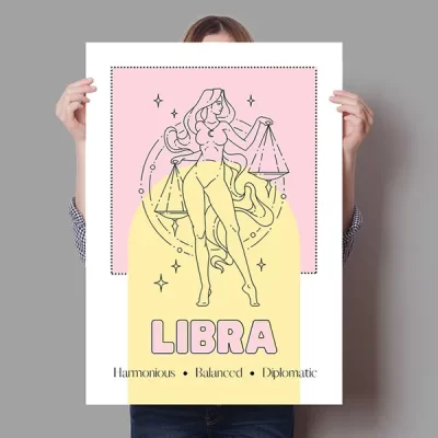 Libra Line Art