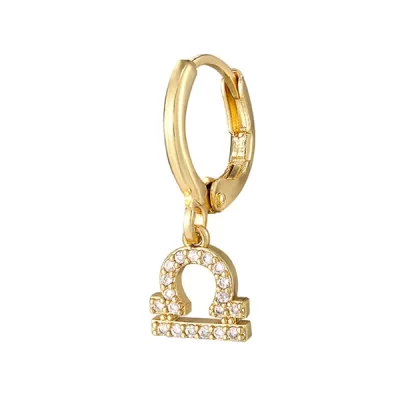 Libra Hoop Earrings
