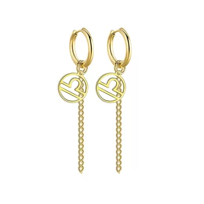 Libra Earrings Gold