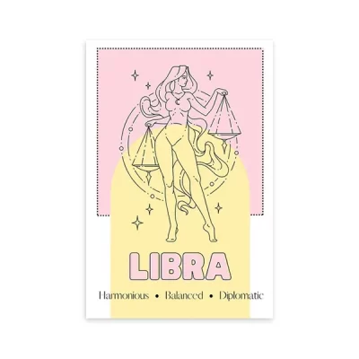 Libra Line Art