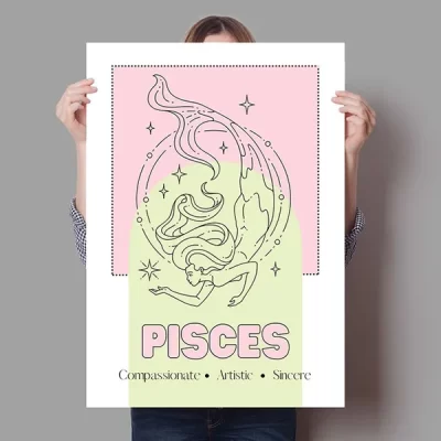 Pisces Line Art