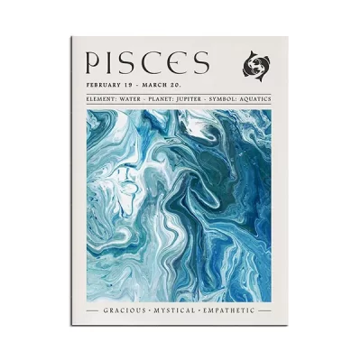 Pisces Abstract Art