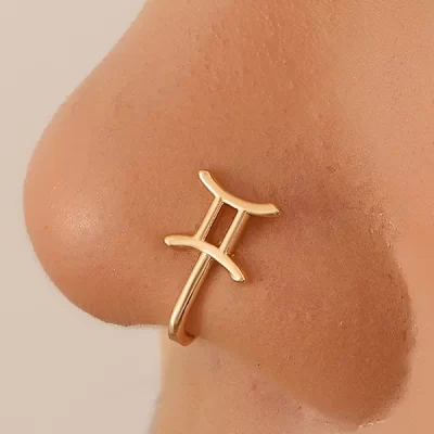 Gemini Nose Ring