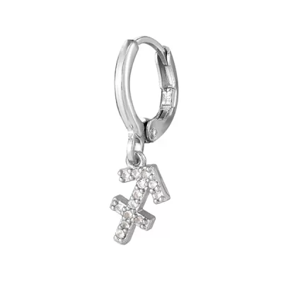 Sagittarius Hoop Earrings