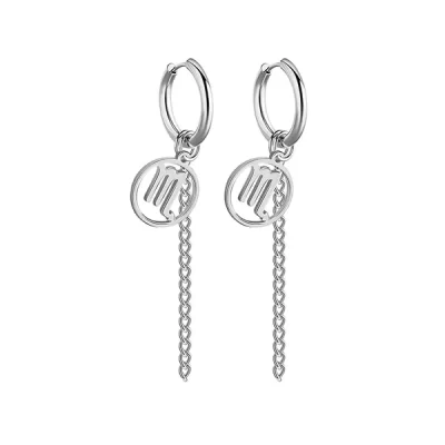 Scorpio Earrings Silver