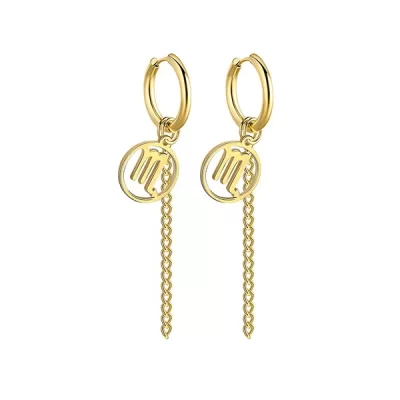 Scorpio Earrings Gold