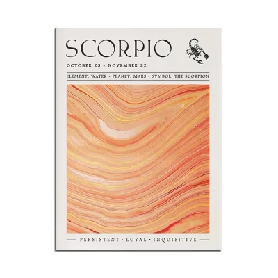 Abstract Scorpio Art