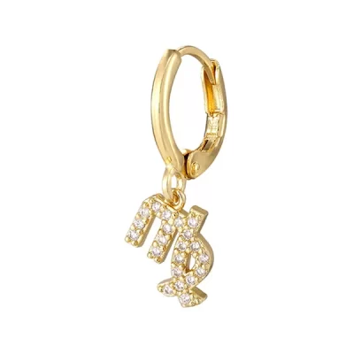 Virgo Hoop Earrings