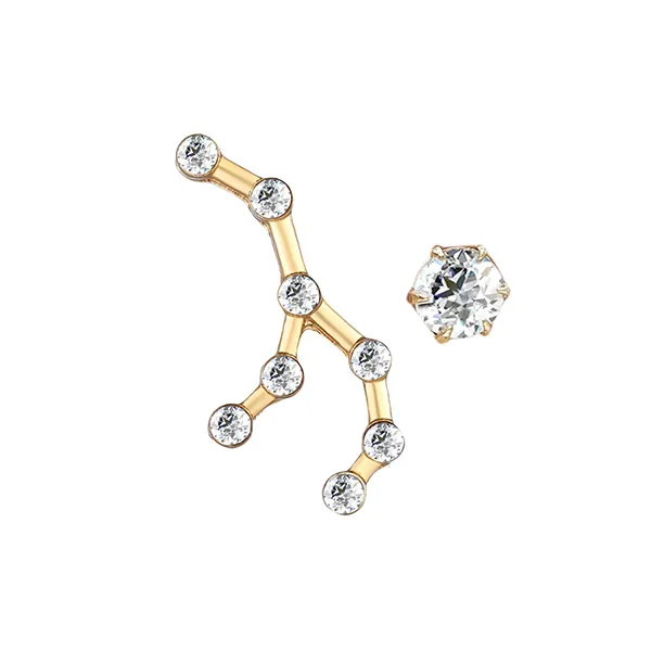 Constellation Earrings Gold