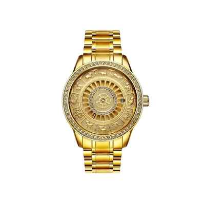 Gold Zodiac Watch