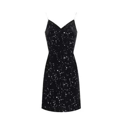 Black Constellation Dress