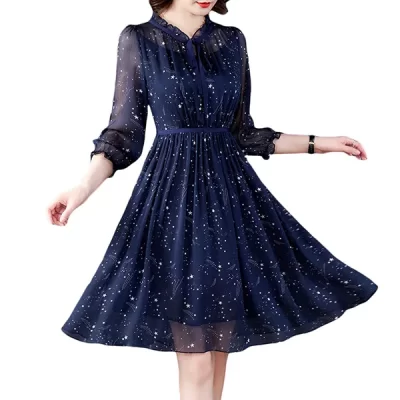 Blue Constellation Dress